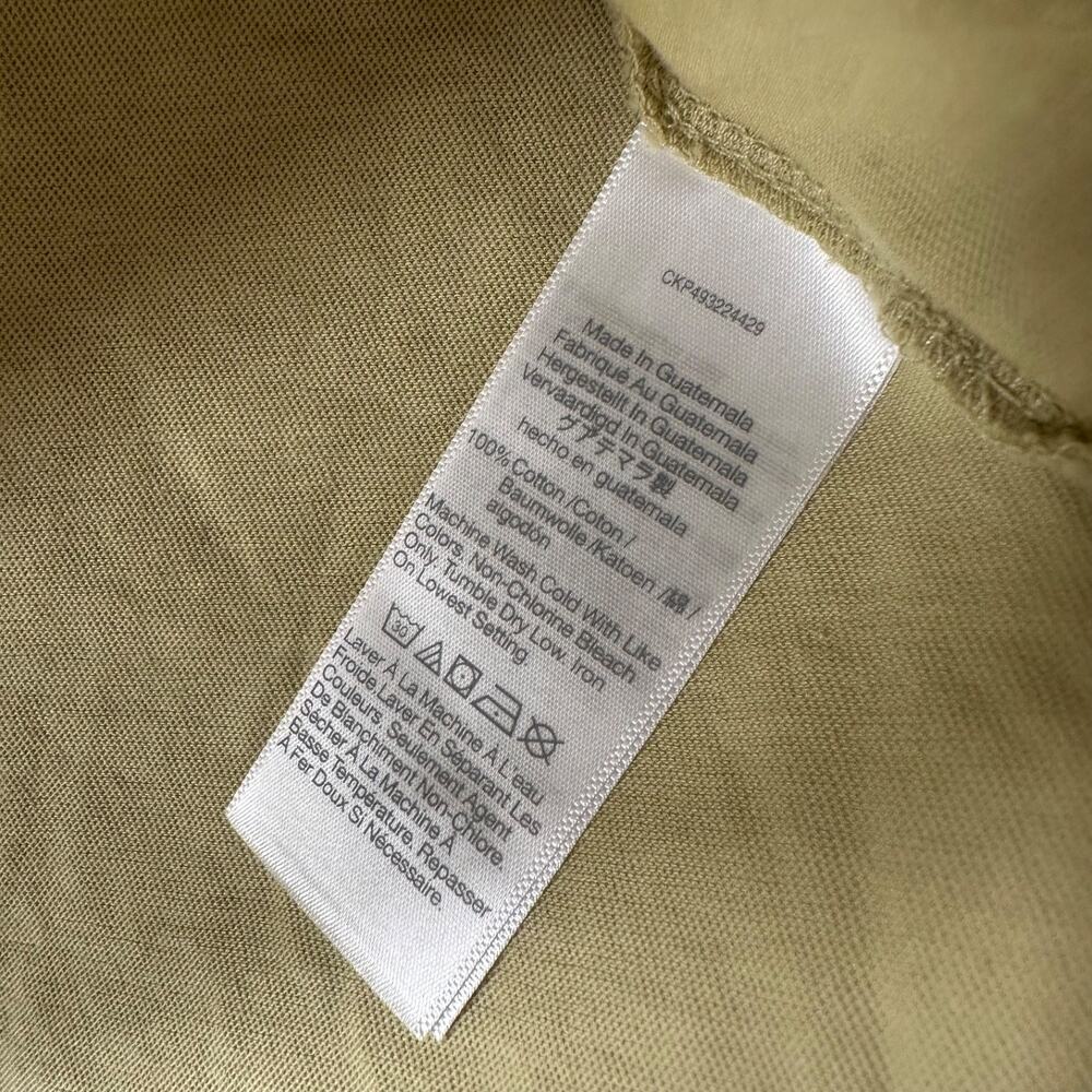Madewell Softfade Cotton V-Neck Tee Shirt Women X-Large Short Sleeve Green P1265 - Picture 7 of 9